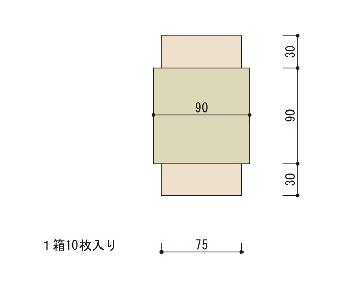 補修用ボード 厚9t/12t　90mm×90mm