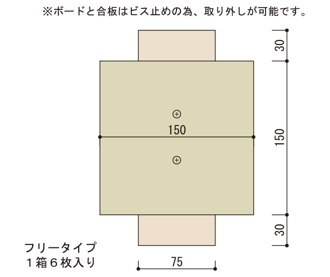 補修用ボード 厚9t/12t　150mm×150mm